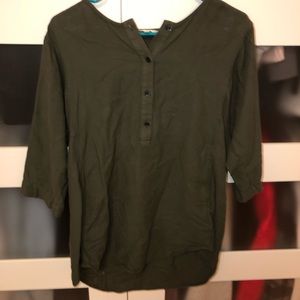 ARITZIA dark green shirt